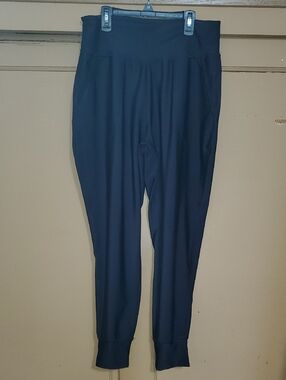 Old Navy Black High-Rise Track Jogger Pants